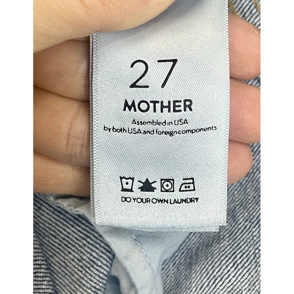 MOTHER HIGH WAISTED LOOKER ANKLE FRAY One Smart Cookie 27 - Picture 14 of 16